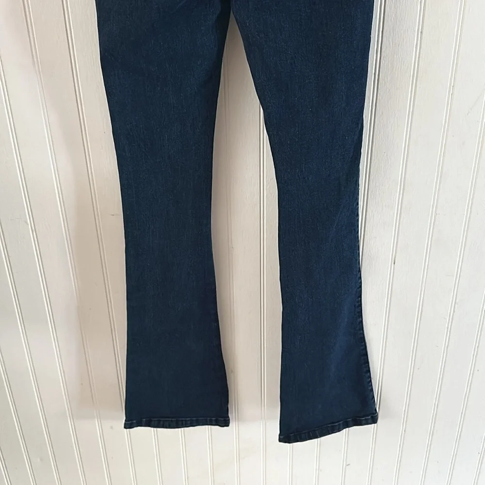 Funky Soul High-Rise Double-Button Flare Jeans Size: 1 Junior